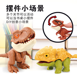 Giocattolo Dinosauro che Morde il Dito per Bambini, Modello Realistico di Tirannosauro Rex Jurassic Virale - Product Image 4