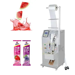 Hot Sale Ice Pop Fruit Juice Stick Sachet Bags Packing Machine Ice Lolly Filling And Sealing Packaging Machine