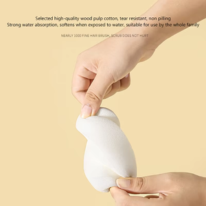 Zenidoo Brosse corporelle multifonctionnelle moderne en silicone souple, écologique, 2-en-1, pour le bain, la douche, l'exfoliation et le nettoyage - Product Image 5