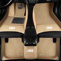 Usine chinoise 7D tapis de sol de voiture antidérapant résistant à l'usure couleur épissure cuir 2013 Range Rover accessoire intérieur