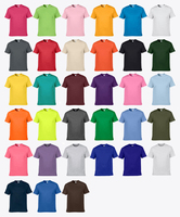 T-shirts pour hommes en coton 100% uni avec logo personnalisé imprimé, impression par transfert thermique, coupe classique, écologiques, 180 grammes, commande en gros