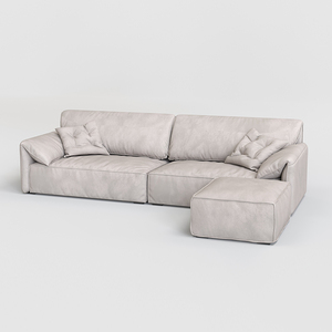 أثاث غرفة المعيشة أريكة بورتو أريكة مخصصة فاخرة على الطراز الحديث قماش جلد من القماش - Product Image 1