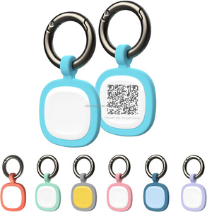 Plaque d'identification LED tendance pour animaux de compagnie, en silicone détachable, forme circulaire, lumineuse dans le noir, anti-perte, avec <span class=keywords><strong>code</strong></span> QR gravé pour chien et chat, 36 mm, logo personnalisé - Product Image 5