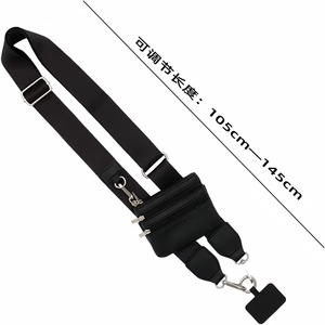 Neck <strong>Strap</strong> Adjustable Cell Phone Chain Long Short <strong>Mobile</strong> Phone Wrist Clip and Wallet <strong>Straps</strong> Crossbody <strong>Bag</strong> <strong>With</strong> Zipper Pouch - Product Image 5