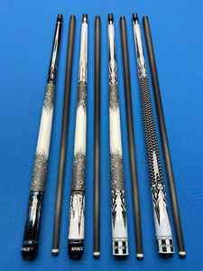 空间X 12.5毫米台球杆碳纤维玻璃耐用球杆台球枫木屁股袖灰批发价 - Product Image 2