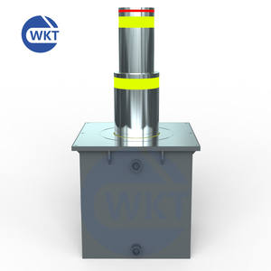 حواجز مرور كهربائية تلسكوبية شبه أوتوماتيكية قابلة للسحب هيدروليكياً من وان كارتون لمواقف السيارات الخارجية - Product Image 1