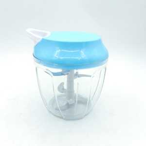 Hacheur d'ail Robot culinaire manuel Hachoir à légumes, Portable Hachoir à ail coupe-oignons pour légumes 900ml - Product Image 2