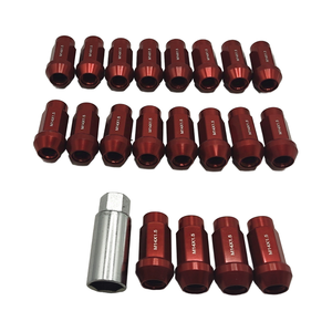 Vente chaude Nouvelle Condition M14x1.5 Forgé Rouge En Alliage D'aluminium Écrous De Roue pour Benz BMW <span class=keywords><strong>Porsche</strong></span> Audi VW Pièces D'écrou De Voiture - Product Image 2