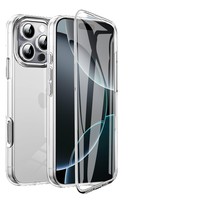 Coque de téléphone transparente antichoc et anti-rayures pour iPhone 15 Pro Max 16 17 14 13 12 11 XS, protection anti-chute