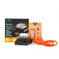 MINIWARE MHP50 C5 Mini Heizplatte Vorheizer Löttopf-Set 150W Hochleistungs-Intelligente Heizung Konstanttemperatur-Heiztisch