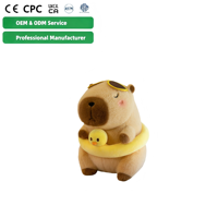 Nouvelle Peluche Capybara Babytop Style Été en Maillot de Bain, Doudou en Coton PP Brodé 20cm Unisexe