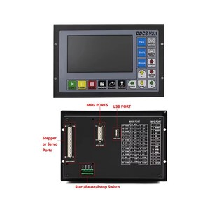 Contrôleur CNC hors ligne DDCS V3.1 V4.1 3/4 axes pour fraiseuse avec arrêt d'urgence, support de volant et prise en charge du code G - Product Image 3