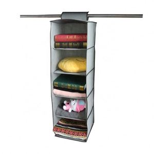 Hanging Organizer <b>Units</b> <b>Storage</b> Cloth Boxes Multi-purpose Hanging Closet Organizer Wardrobe Shelf - Product Image 4
