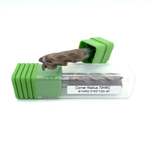 Tungsten carbide 3 Flutes tiain tráng cuối phay Cutter Set cho máy cắt CNC - Product Image 4