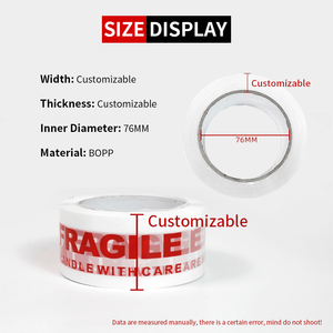 Băng keo đóng gói <span class=keywords><strong>BOPP</strong></span> chắc chắn, chống thấm, dán chắc, một mặt, dùng cho hộp, thùng carton, băng keo <span class=keywords><strong>BOPP</strong></span> dễ vỡ dùng cho đóng gói - Product Image 3