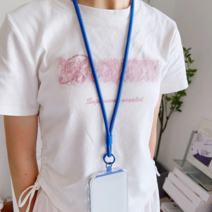 Sangle <span class=keywords><strong>de</strong></span> lanière <span class=keywords><strong>de</strong></span> téléphone portable en corde d'épaule réglable universelle avec patch d'attache <span class=keywords><strong>de</strong></span> téléphone - Product Image 6