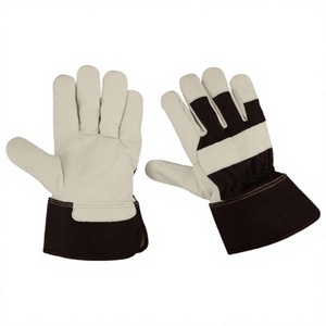 Gants de sécurité en cuir de mouton grainé de qualité supérieure, certifiés CE, anti-vibration, respirants, robustes, confortables et résistants à l'abrasion - Product Image 1