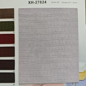 Cuir synthétique PU grain crocodile vintage avec finition cirée pour sacs, chaussures et ameublement - Product Image 1