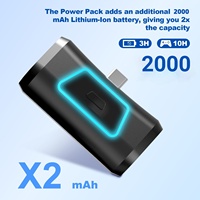 Batterie externe pour manette PS5, charge rapide, indicateur LED, solution de charge portable pour des séances de jeu prolongées