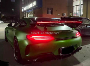 Aileron arrière en fibre de carbone avec LED pour Mercedes-Benz AMG GT GTC GTS GTR, style AMG GT, aileron arrière en fibre de carbone avec LED, aileron arrière AMG GT - Product Image 3
