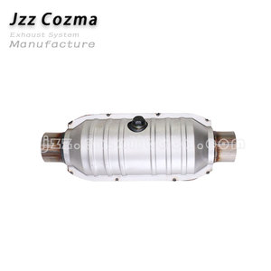 Convertidor Catalítico Universal de Alto Flujo con Protección Térmica y Puerto O2 TWC, Entrada/Salida Delantera de 68 mm, Catalizador Cerámico - Product Image 2