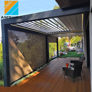 <span class=keywords><strong>Pergola</strong></span> motorisée en aluminium imperméable <span class=keywords><strong>pour</strong></span> extérieur <span class=keywords><strong>3x3</strong></span> 3x4 4x4 6x4 - Product Image 3