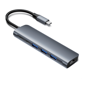 <span class=keywords><strong>Adaptateur</strong></span> Hub 8 en 1 pour <span class=keywords><strong>Macbook</strong></span> en alliage d'aluminium, station d'accueil Type-C avec prise en charge Micro <span class=keywords><strong>SD</strong></span> - Stock disponible - Product Image 1