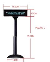 Longfly Direct Factory Puerto USB VFD POS Sistema de software Excelente Serial TPV Pantalla Caja registradora Producto de Venta caliente