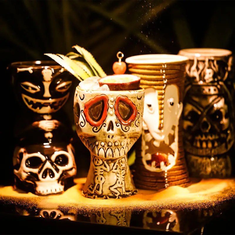 Hawaii Ontwerp Mexicaanse Bier Mok Drinkware Cocktail Tiki Cup Voor Bar