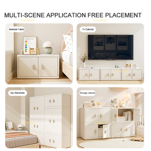 Base ampliada Ideas de almacenamiento para habitación de niños Muebles Niños Estante de almacenamiento Organizador Gabinete de almacenamiento de Juguetes - Product Image 6