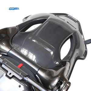 Asiento de Carreras OEM de Fibra de Carbono Seca para Ferrari F430 Coupé Spider Scuderia con Cuero Nappa y Logotipo Bordado - Product Image 4