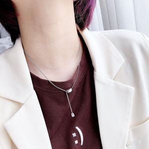 Collar con borlas de plata de ley S925, colgante de luna, cadena para clavícula, para mujer, estilo INS, regalo - Product Image 2