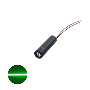 Outdoor Use Of Green Line Laser 520nm 30mw 90Degree Line Laser Module Industrial Laser Module