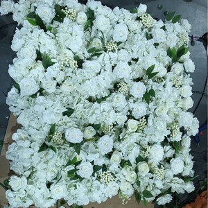 Panneau mural de fleurs artificielles pour la décoration de mariage et de fête, designs personnalisés en gros - Product Image 3