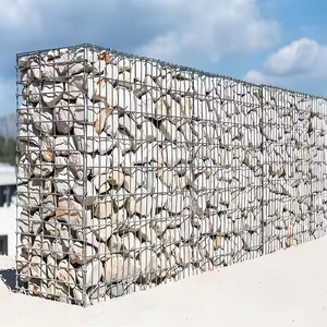 Açık nehir bahçe binaları için dayanıklı elektrik kaynak örgü Gabion Net güzel ve uzun ömürlü - Product Image 1