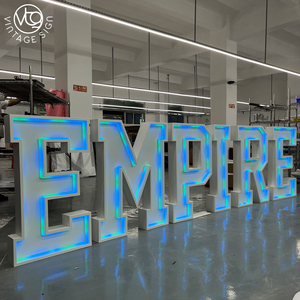 Letras de Neón Decorativas <span class=keywords><strong>para</strong></span> Eventos, Alquiler de Letras LED Grandes, Letras Metálicas Grandes con Luces en Venta - Product Image 3