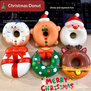 Juguete Antiestrés <span class=keywords><strong>de</strong></span> PU con Rebote Lento <span class=keywords><strong>de</strong></span> Papá Noel y Muñeco <span class=keywords><strong>de</strong></span> Nieve, el Más Vendido Transfronterizo para Aliviar el Estrés y Ventilar la Emoción en Navidad - Product Image 4