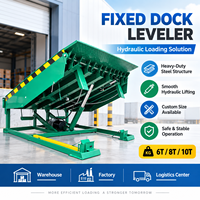 Rampe de chargement hydraulique robuste, niveleur de quai fixe pour entrepôts et centres de distribution