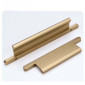 Minimalist Style Aluminum Alloy Embedded Furniture Handles Invisible Edge Pulls for Wardrobe Cabinet Drawer &amp; Shoe Cabinet - Product Image 6
