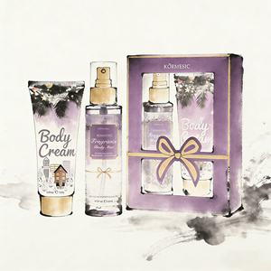 High Quality Body Cream & <b>Mist</b> Eau De Parfum Gift Set 120ml+100g Fruity Floral Scent Long-Lasting Women's Perfume - Product Image 1