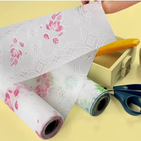 GREEN TREE Doublure de tiroir en plastique PEVA personnalisable et antidérapante |   Écologique, réutilisable, résistant à l'huile |   Certifié LFGB de qualité alimentaire |