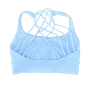 <span class=keywords><strong>Soutien</strong></span>-<span class=keywords><strong>gorge</strong></span> <span class=keywords><strong>de</strong></span> sport pour femmes, couleur unie, résistant aux chocs, dos croisé, huit <span class=keywords><strong>bretelles</strong></span>, sous-vêtements <span class=keywords><strong>de</strong></span> fitness, yoga - Product Image 4
