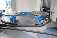 Machine de sablage automatique haute performance avec tables d'indexation rotatives, système de sablage