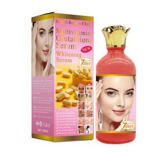 Grande Vente Sérum Visage Blanchissant en 7 Jours Kojic Banane Gluta Collagène Anti-Âge pour Peau Noire Réparation Éclat - Product Image 5