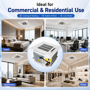 Aire Acondicionado Split de Techo al Mejor Precio |   Unidad de Ventilador de Aire Acondicionado con Temporizador de 24H, Ahorro de Energía del 30%, Envío Rápido - Product Image 6