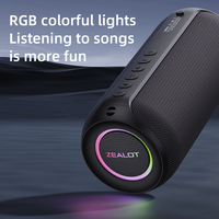 Zealot S69M 5.2 Hoparlör Sistemi, Çift Kablosuz Mikrofon, RGB LED Aydınlatma, USB Şarj Edilebilir Pil, Dış Mekan Hoparlörü