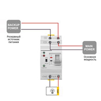 Contrôleur de commutation automatique (ATS) FHM3-63A 4P 2P 220V 40A 50A 63A pour générateur, type PC