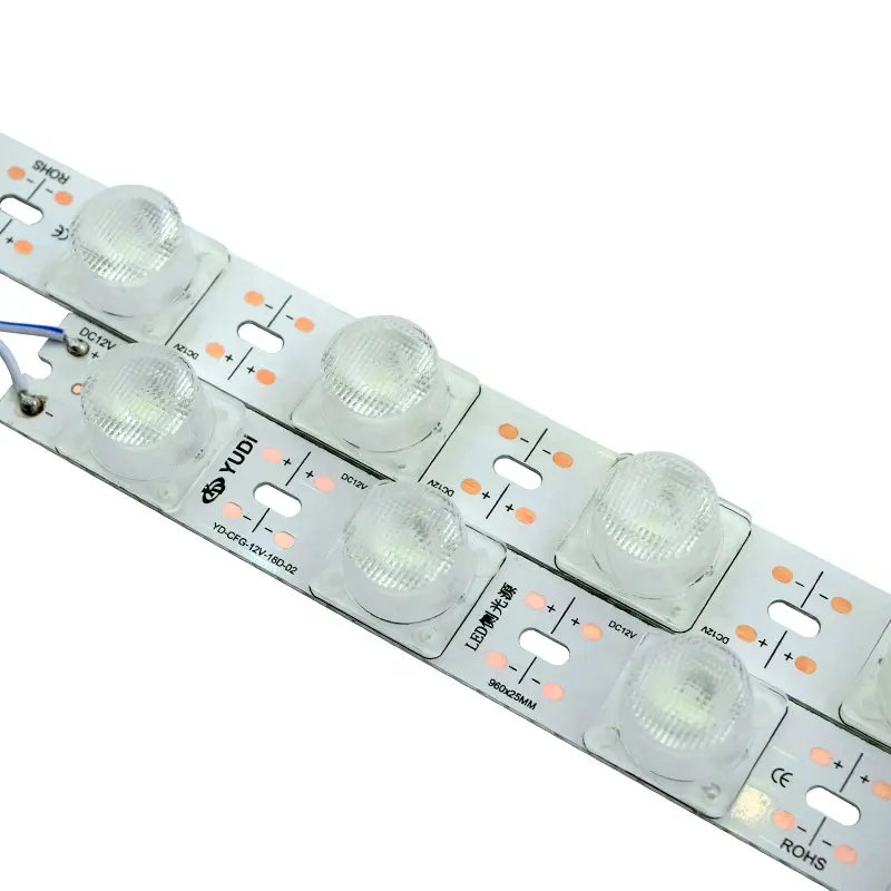 Aluminum PCB led DC12V SDM3030 Rigid strip for double side light box