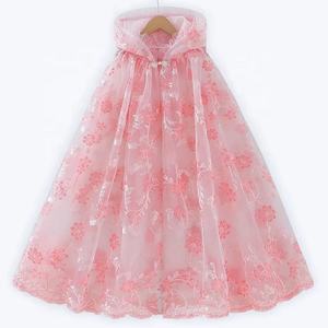 Capa de Verano para Niñas, Capa de Disfraz para Niñas, Chal Infantil, Ropa de Playa para Niños Pequeños, Capa de Princesa, Capa de Tul con Lentejuelas para Bebés - Product Image 1