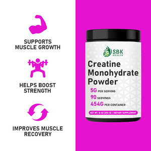 Creatina Monohidrato en Polvo de Fábrica, Suplemento Pre-Entrenamiento para Fuerza Muscular, Bebida de Creatina para Mejorar la Fuerza y la Resistencia - Product Image 6